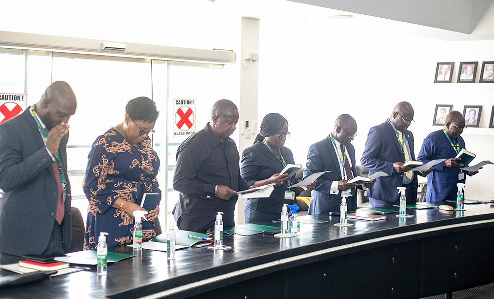 KNUST Nyansapo Eco Resort Board Officially Inaugurated at the Council Chamber