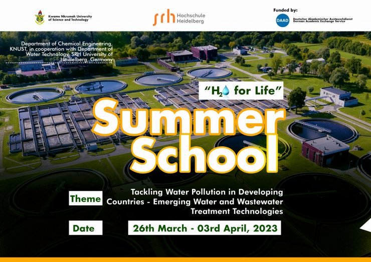 KNUST Opens Application for “H2O for Life” Summer School