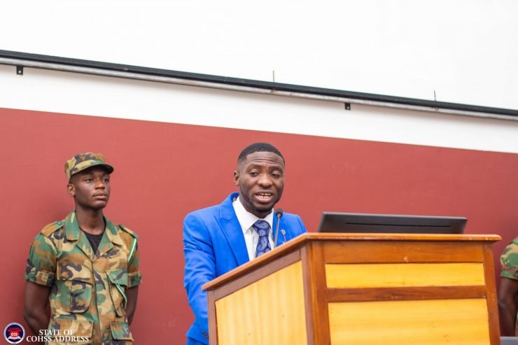 KNUST CoHSS President Francis Xavier Zienkye Address 2023 Students at the IDL Conference Centre