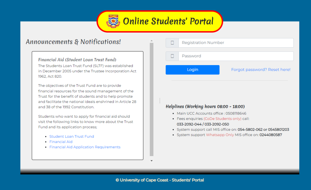 How to Register your Courses on the UCC Student Portal