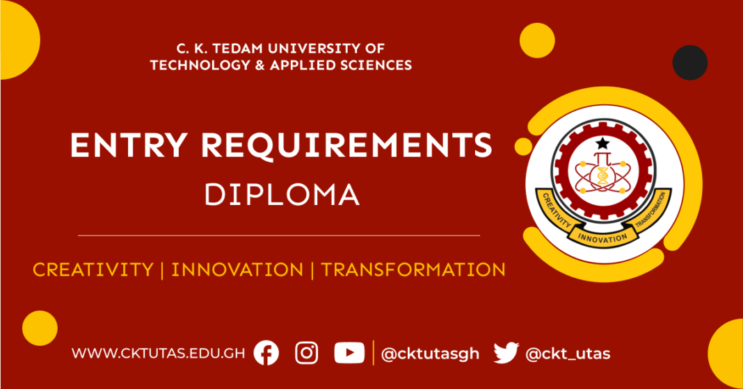 Entry Requirements for HND & Diploma Holders Seeking Admission into Degree Programmes at CK Tedam University