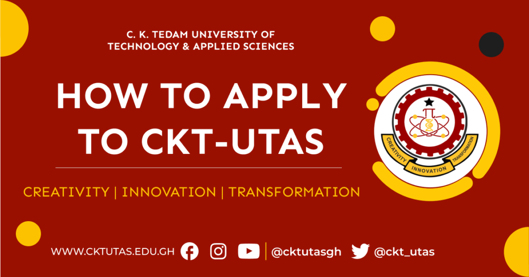 How to Apply to CK Tedam University
