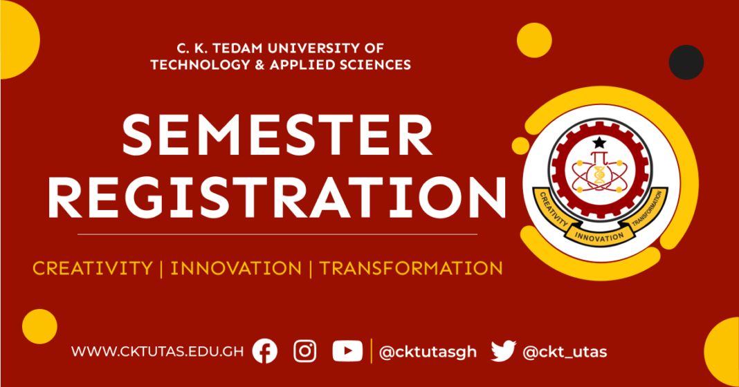 How to Register Courses at CK Tedam University Online